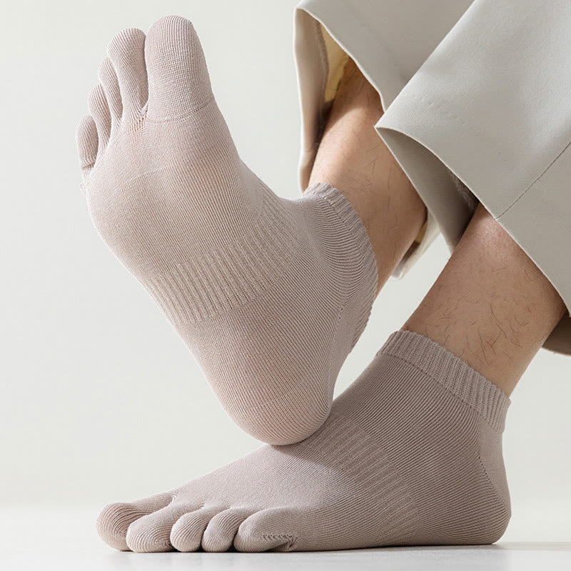 Socken zur Ausrichtung der fünf Zehen in Übergröße (5 Paar)
