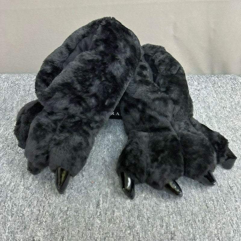Monsterpfote Plüsch-Hausschuhe Socken - image 9