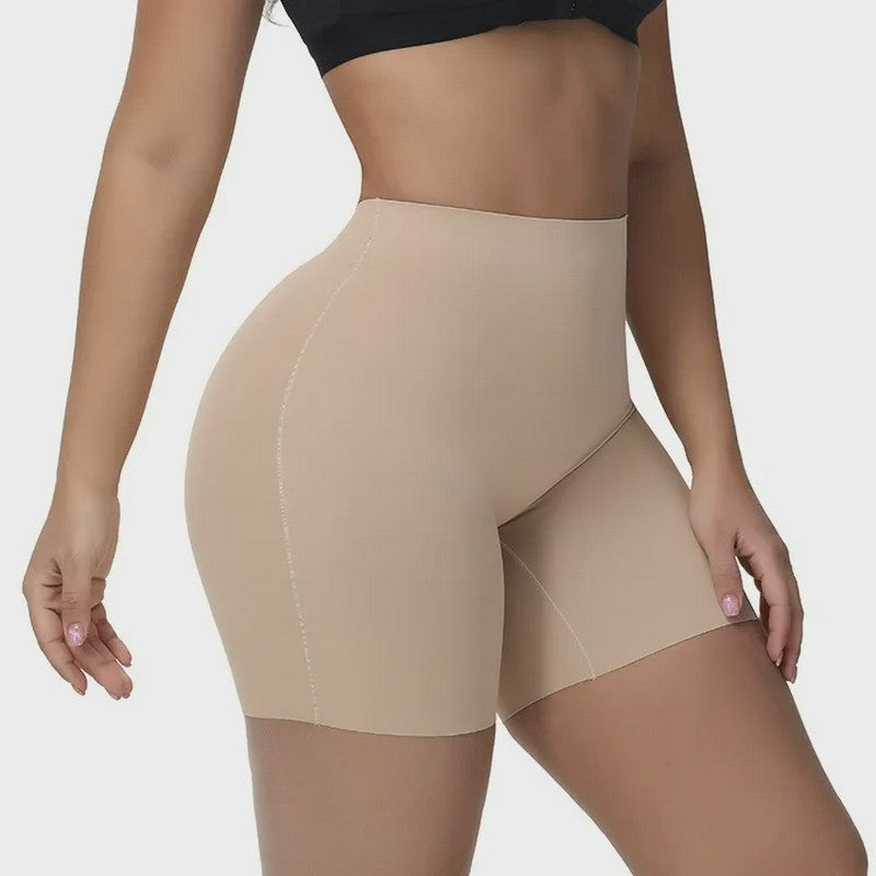 Glatte, hochtaillierte Shapewear mit Bauchkontrolle und Oberschenkelabdruck - Nackt - 3XL - image 1