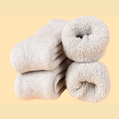 Dicke, isolierte und beheizbare Wintersocken in Übergröße (5 Paar) - Hellgrau - EU37-45 (US4-11) - image 13