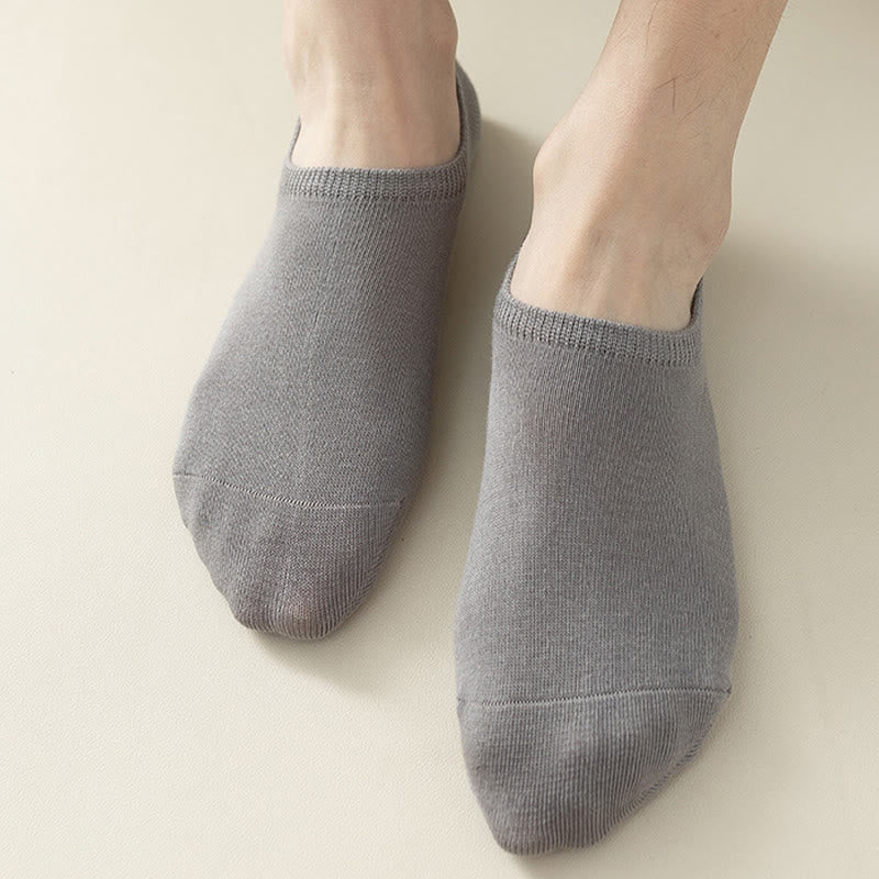 Rutschfeste No-Show-Socken in Übergröße (5 Paar)