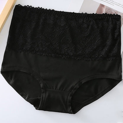 Hochgeschnittene Spitzenhöschen (4er-Pack) - Schwarz - 6XL - image 10