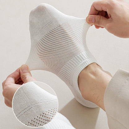 Mesh-Baumwoll-No-Show-Socken (5 Paar) - image 3