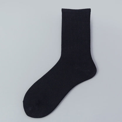 Atmungsaktive, weiche Baumwollsocken (3 Paar) - 43-48 - Schwarz - image 8