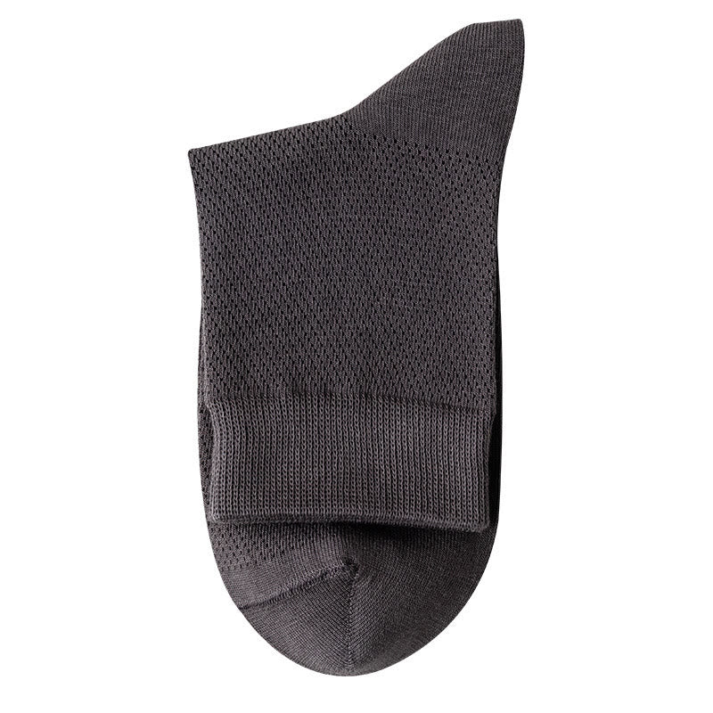 Mehrfarbige Viertelsocken aus Netzstoff in Übergröße (5 Paar)