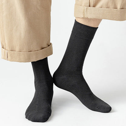 Crew-Socken in Übergröße, einfarbig (8 Paar)