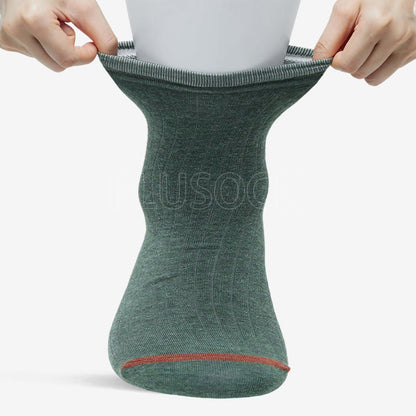 Baumwollsocken in Übergröße, einfarbig (6 Paar)