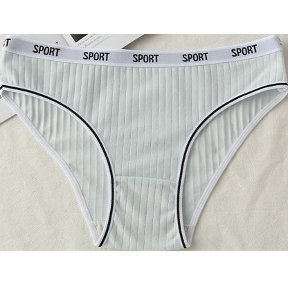 Antibakterielle Baumwollunterwäsche mit hohem Bund (4er-Pack) - Hellblau - 4XL - image 7