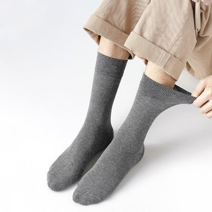 Crew-Socken in Übergröße, einfarbig (8 Paar)