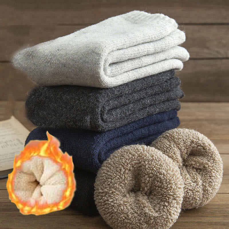 Dicke, isolierte und beheizbare Wintersocken in Übergröße (5 Paar) - image 7