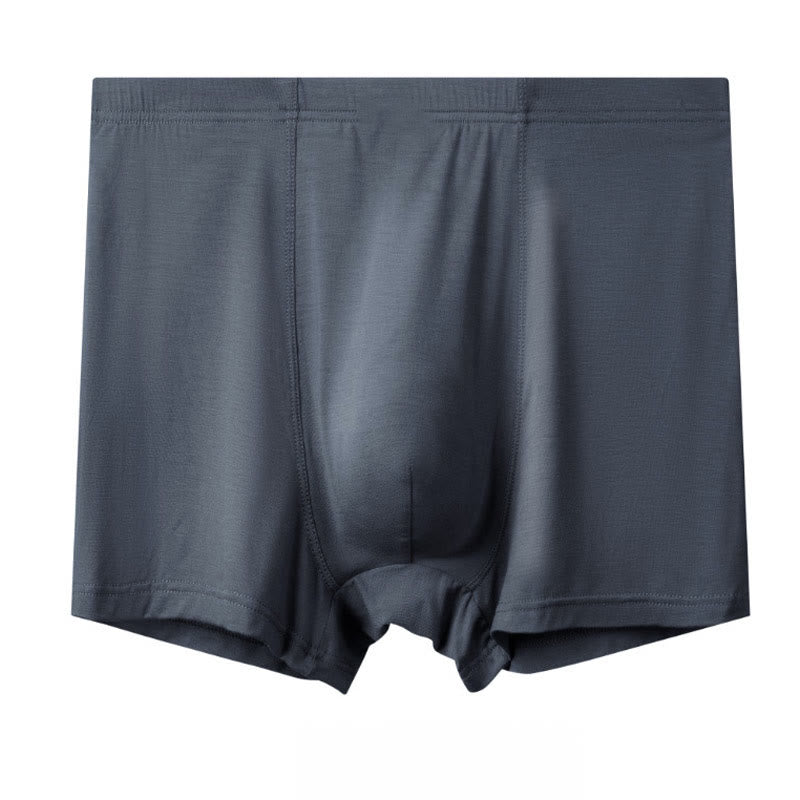 Atmungsaktive Boxershorts mit hoher Taille in Übergröße (1 Packung) - Dunkelgrau - 13XL - image 5