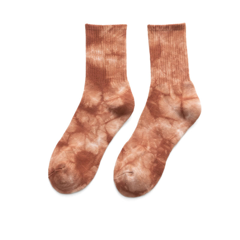 Bunte Viertelsocken im Batik-Look (4 Paar) - image 14