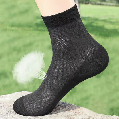 Netz-Viertel-Socken in Übergröße (10 Paar)