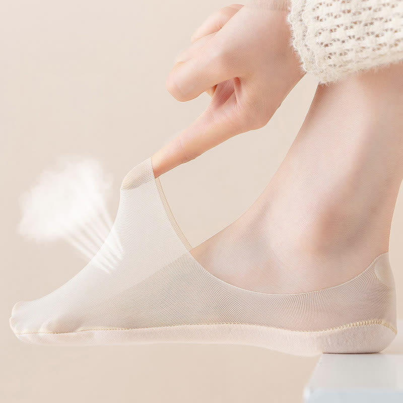 Unsichtbare Socken aus Eisseide (5 Paar) - image 2