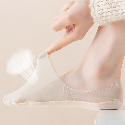 Unsichtbare Socken aus Eisseide (5 Paar) - image 2