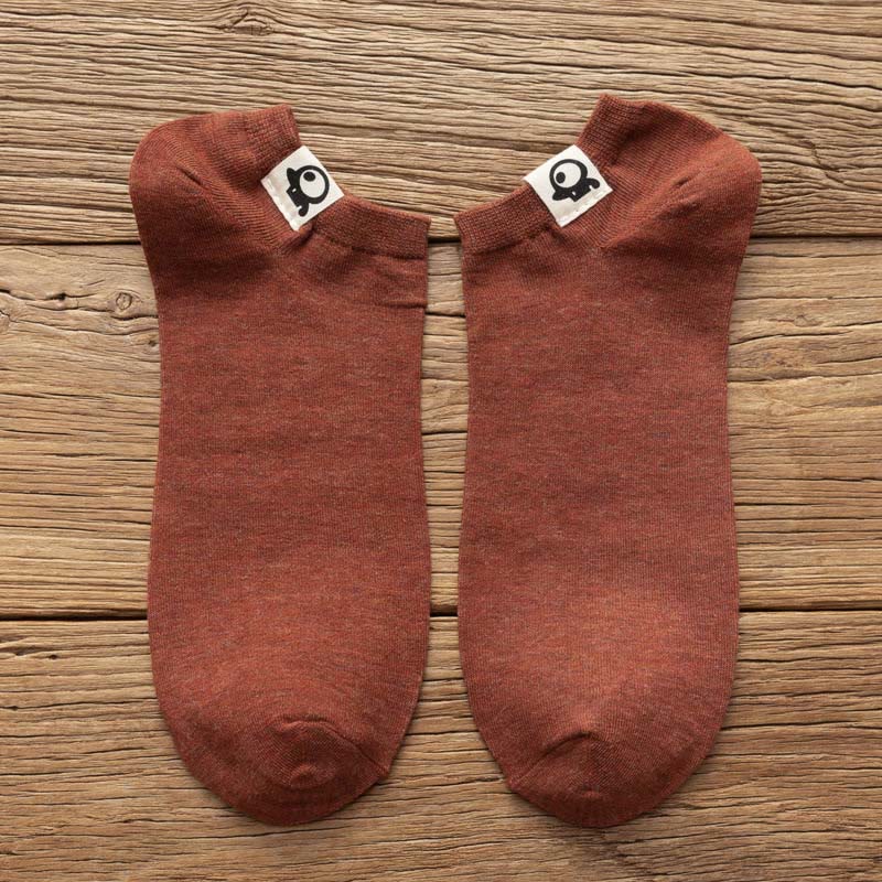 Lustige Baumwollsocken mit Muster (3 Paar) - 42-48 - Rot - image 16