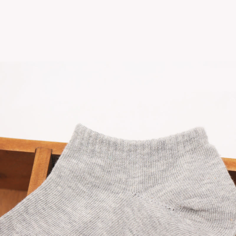 Knöchelsocken aus einfarbiger Baumwolle (3 Paar) - image 3