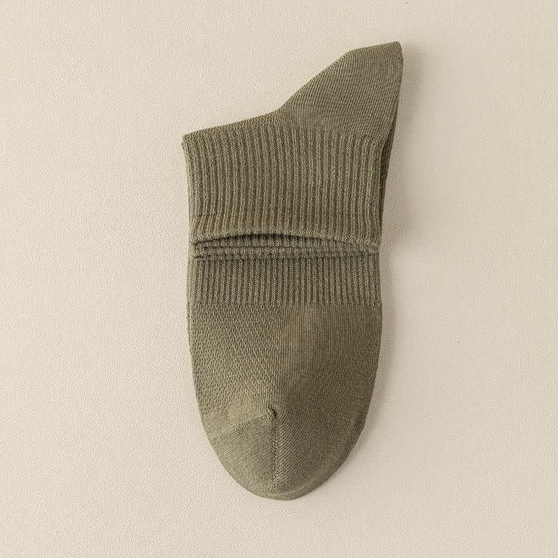Nahtlose Viertelstrümpfe aus Mesh (5 Paar) - Armeegrün - EU39-46 (US5-12) - image 19