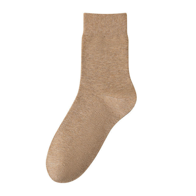 Atmungsaktive Viertelsocken in Unifarben (5 Paar) - Khaki - EU39-46 (US6-12) - image 9