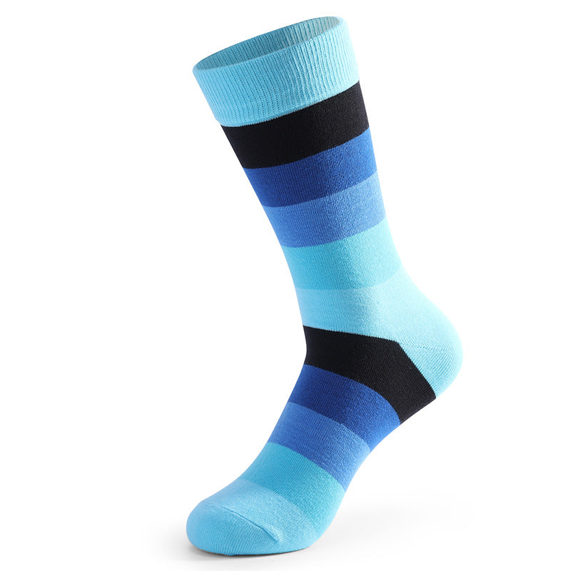 Lustige, bunt genähte Crew-Socken (5 Paar) - image 2