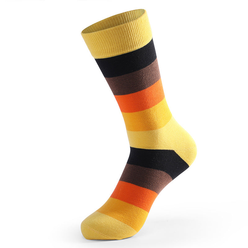 Lustige, bunt genähte Crew-Socken (5 Paar) - image 4