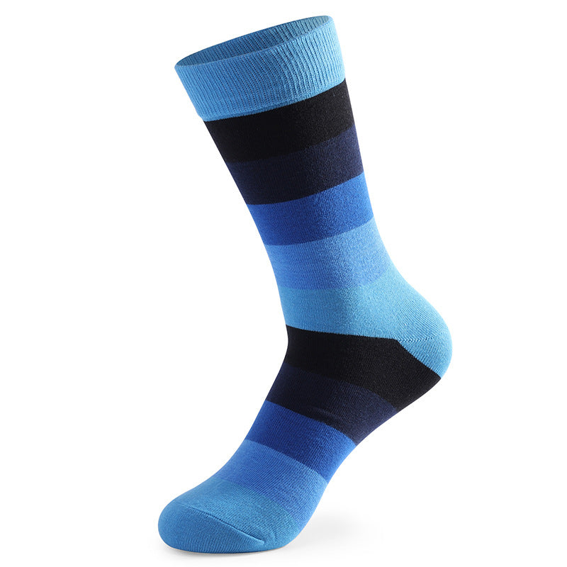 Lustige, bunt genähte Crew-Socken (5 Paar) - image 3