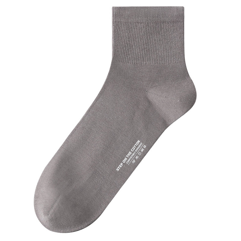 Weiche Baumwollsocken (3 Paar) - Dunkelgrau - EU40-47 (US7-12,5) - image 6