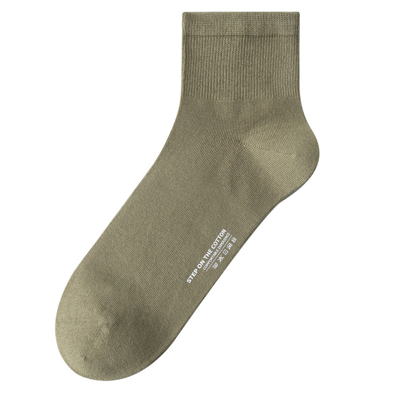 Weiche Baumwollsocken (3 Paar) - Grün - EU40-47 (US7-12,5) - image 7