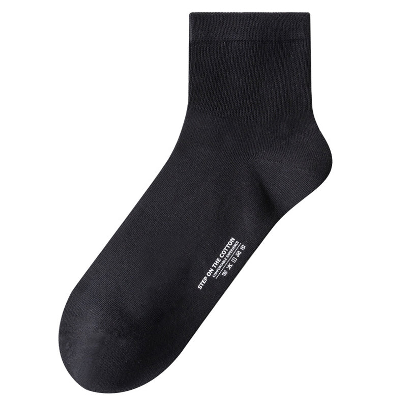 Weiche Baumwollsocken (3 Paar) - Schwarz - EU40-47 (US7-12,5) - image 9