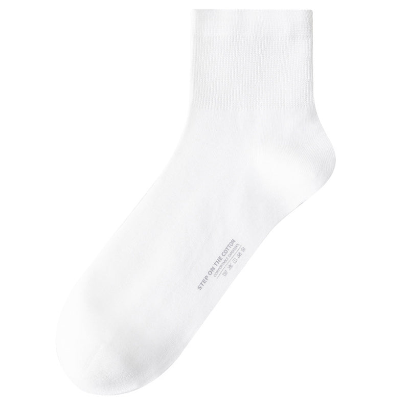 Weiche Baumwollsocken (3 Paar) - Weiß - EU40-47 (US7-12,5) - image 10