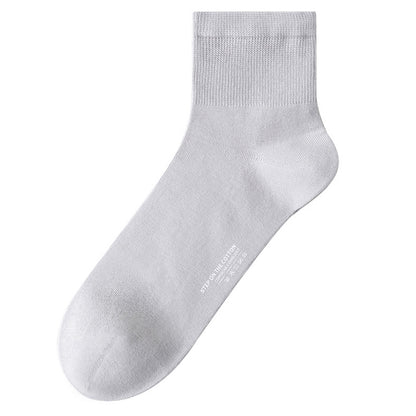 Weiche Baumwollsocken (3 Paar) - Hellgrau - EU40-47 (US7-12,5) - image 11