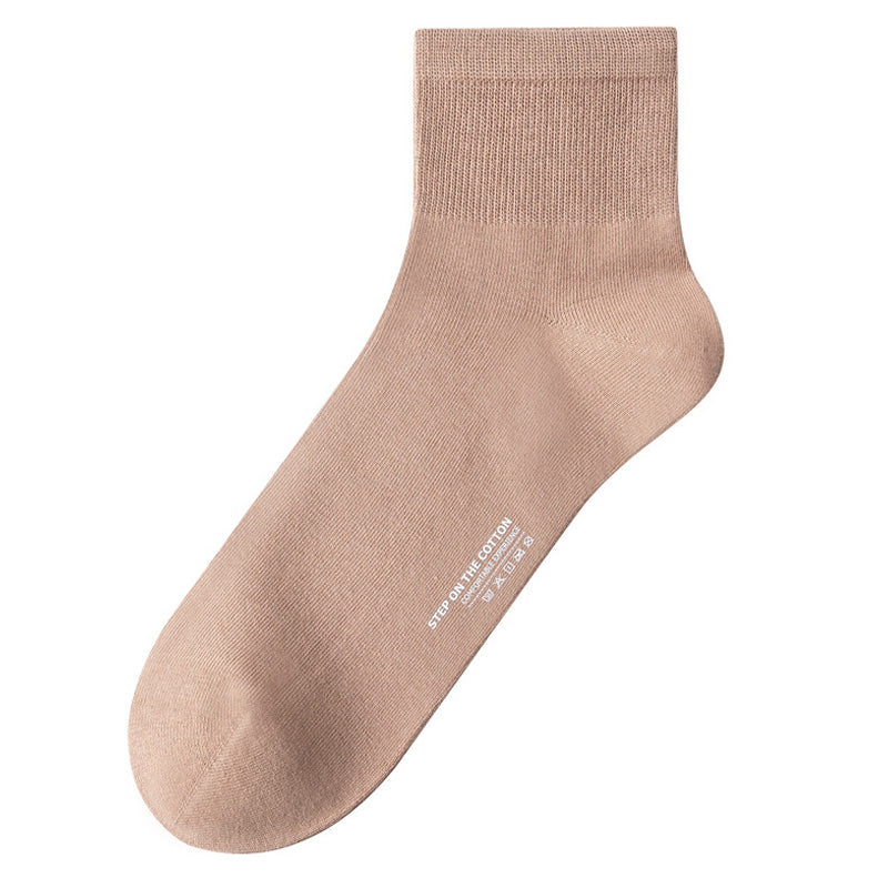 Weiche Baumwollsocken (3 Paar) - Kamel - EU40-47 (US7-12,5) - image 13