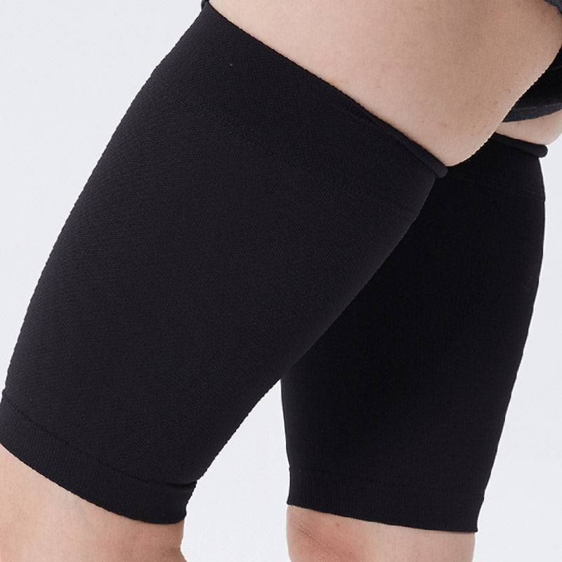 Medizinische Oberschenkel-Kompressionsmanschette in Übergröße, Unisex - Schwarz - 4XL - image 17