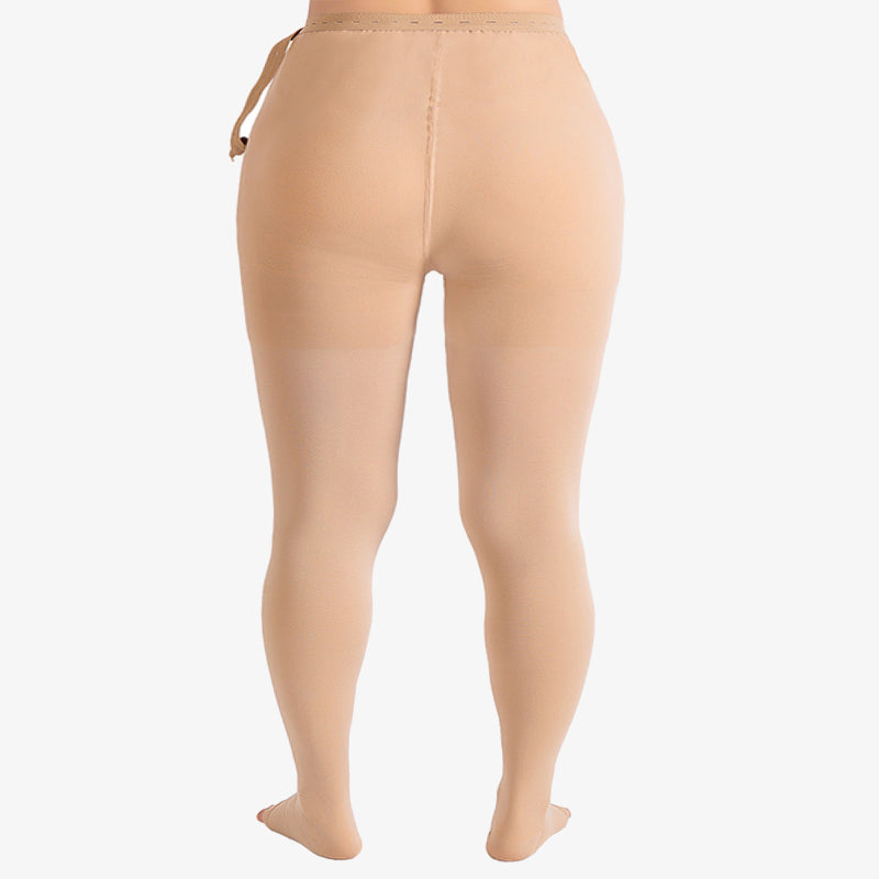 Medizinische Kompressionsstrumpfhose ohne Fuß für die Schwangerschaft in Übergröße (15–20 mmHg) - image 3