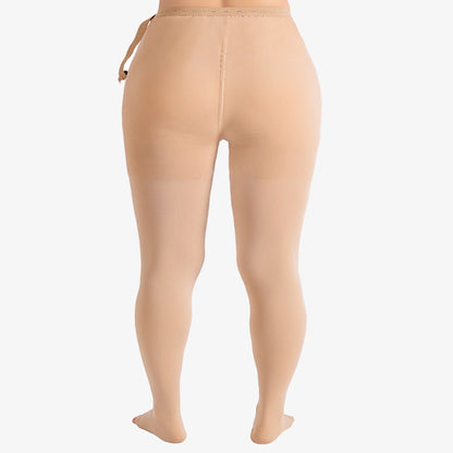 Medizinische Kompressionsstrumpfhose ohne Fuß für die Schwangerschaft in Übergröße (15–20 mmHg) - image 3