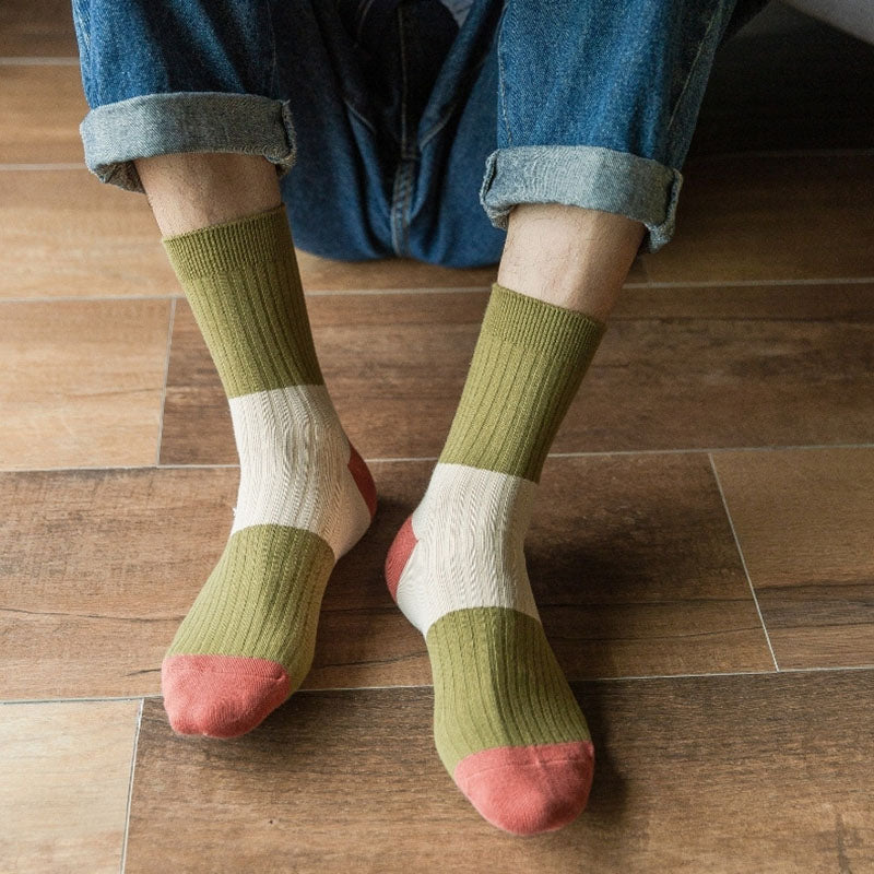 Viertelsocken in Kontrastfarbe in Übergröße (5 Paar)