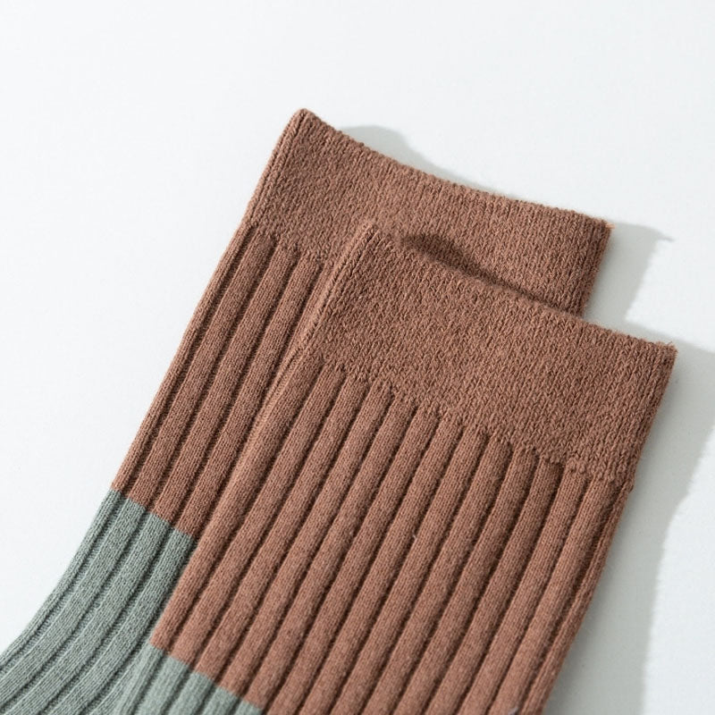 Viertelsocken in Kontrastfarbe in Übergröße (5 Paar)