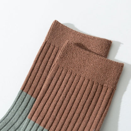 Viertelsocken in Kontrastfarbe in Übergröße (5 Paar)