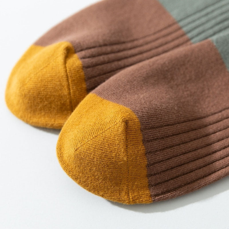 Viertelsocken in Kontrastfarbe in Übergröße (5 Paar)