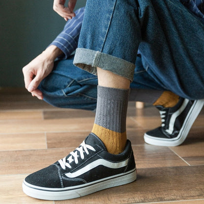 Viertelsocken in Kontrastfarbe in Übergröße (5 Paar)