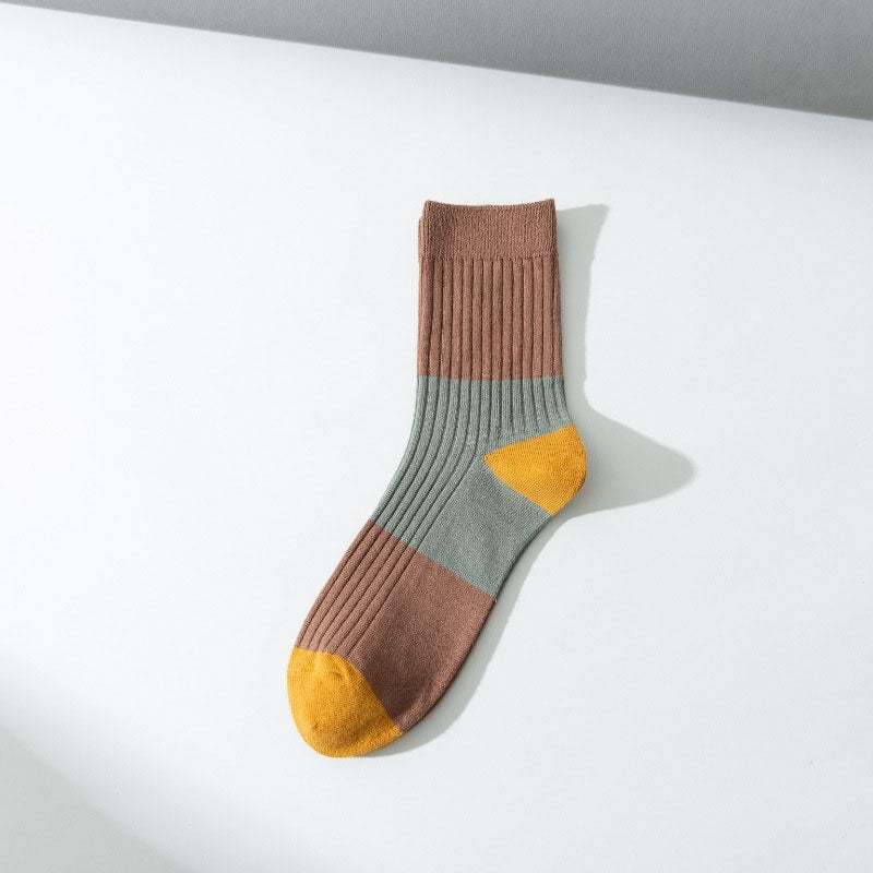 Viertelsocken in Kontrastfarbe in Übergröße (5 Paar)