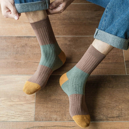 Viertelsocken in Kontrastfarbe in Übergröße (5 Paar)