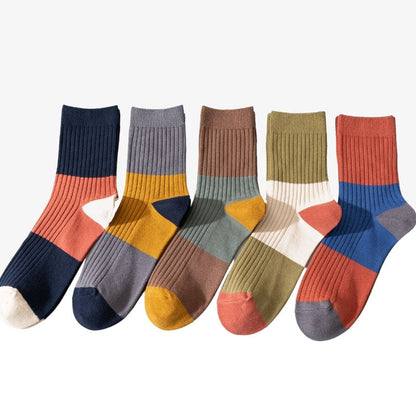 Viertelsocken in Kontrastfarbe in Übergröße (5 Paar)