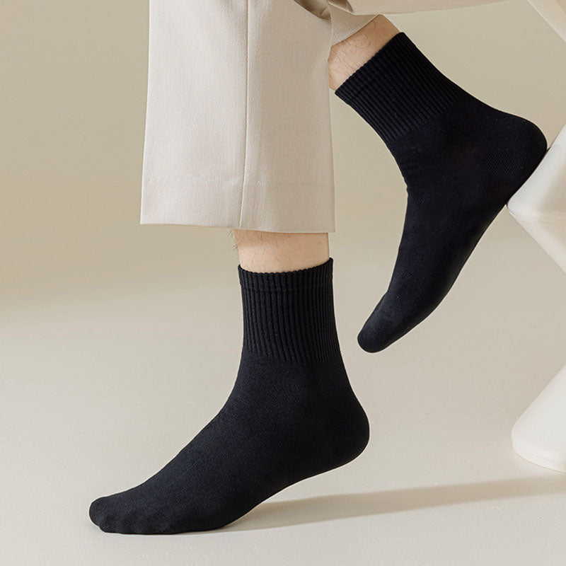 Weiche Socken in Übergröße, einfarbig (6 Paar)