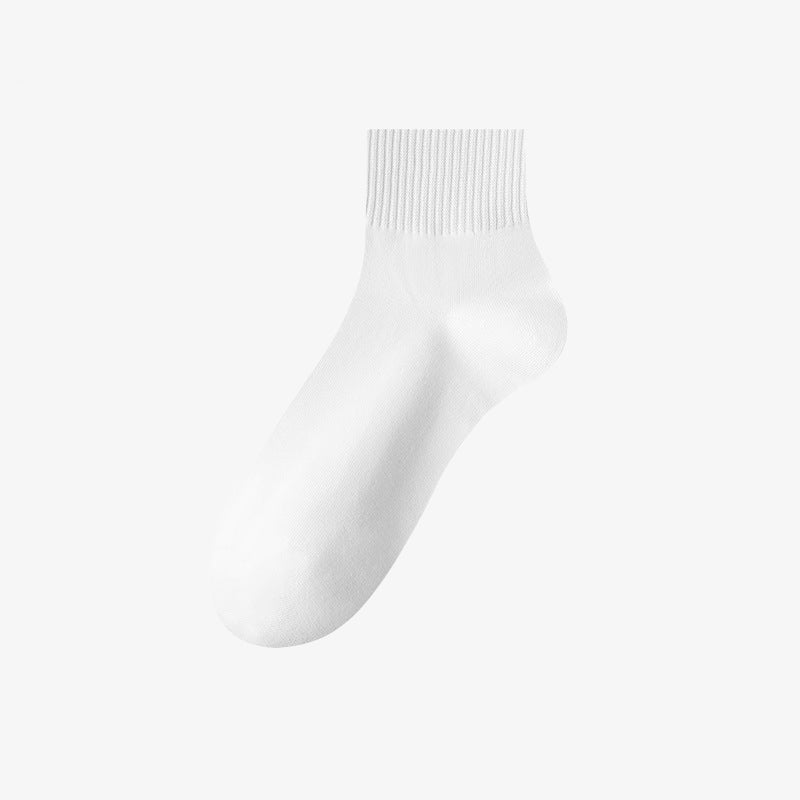 Weiche Socken in Unifarben (6 Paar) - Weiß - Knöchel - EU36-43 (US3-9) - image 17