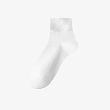 Weiche Socken in Unifarben (6 Paar) - Weiß - Knöchel - EU36-43 (US3-9) - image 17