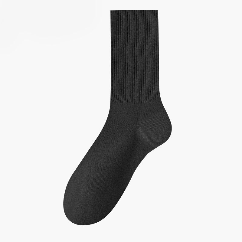 Weiche Socken in Unifarben (6 Paar) - Schwarz - Crew - EU36-43 (US3-9) - image 16