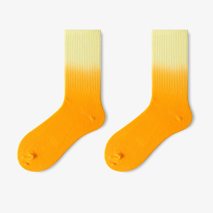 Modische Viertelsocken mit Farbverlauf (5 Paar) - image 6