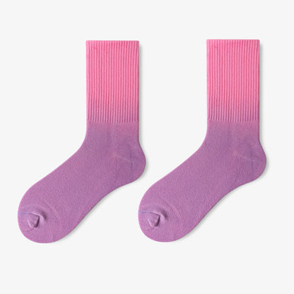 Modische Viertelsocken mit Farbverlauf (5 Paar) - image 9
