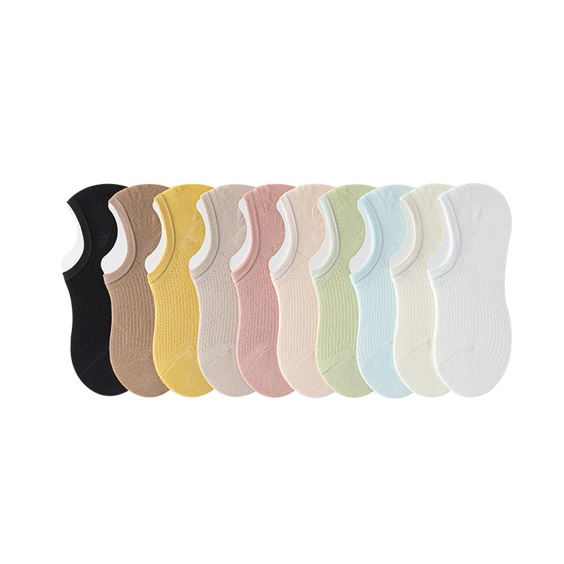 Niedrig geschnittene Sport-Füßlinge (10 Paar) - Mehrfarbig - EU36-40 (US3-7) - image 8